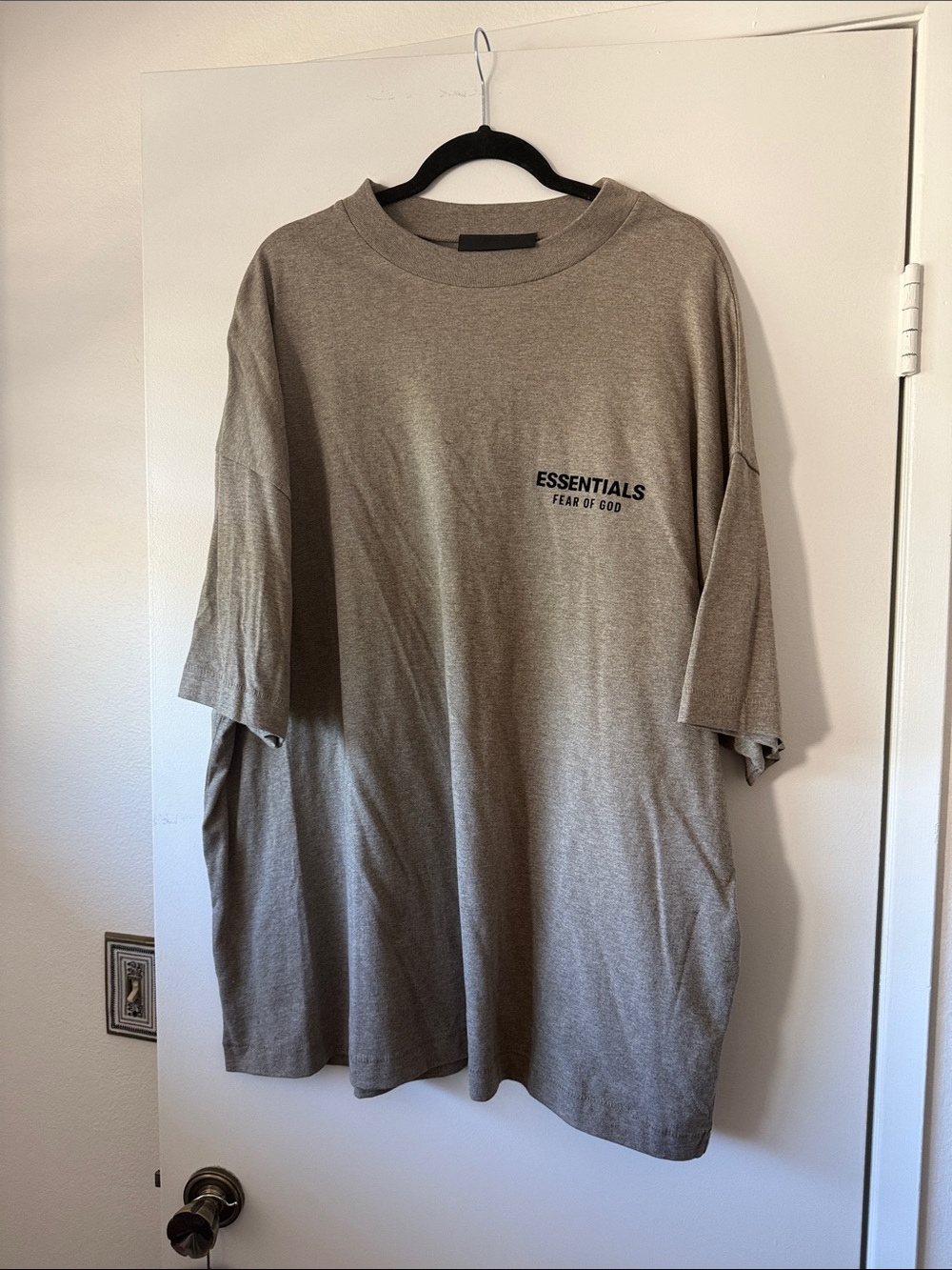 Essentials Fear of God Men's Taupe Short-Sleeve Tee